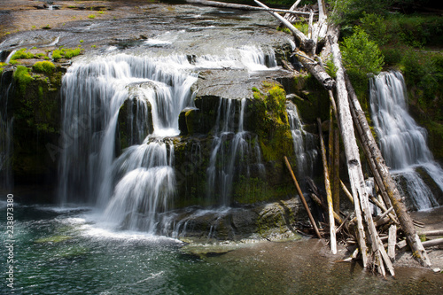 waterfall in forest