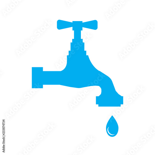 Water tap with drop