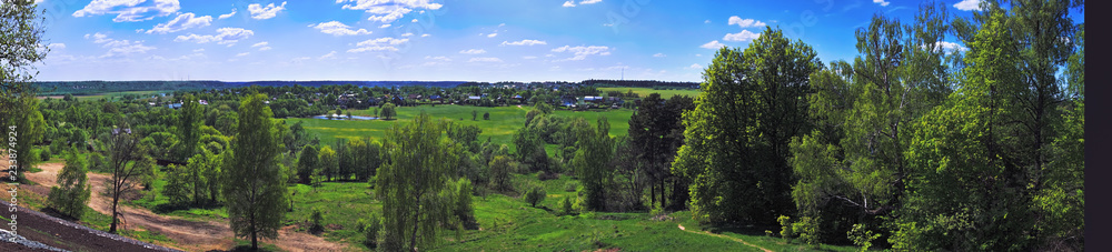 Diutkovo village panorama