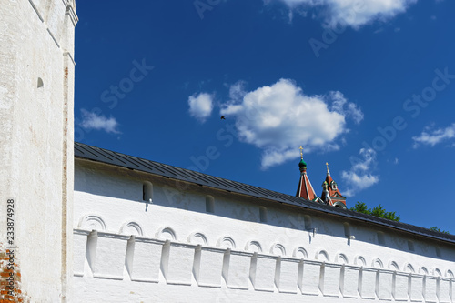 Fragment of monastery wall photo