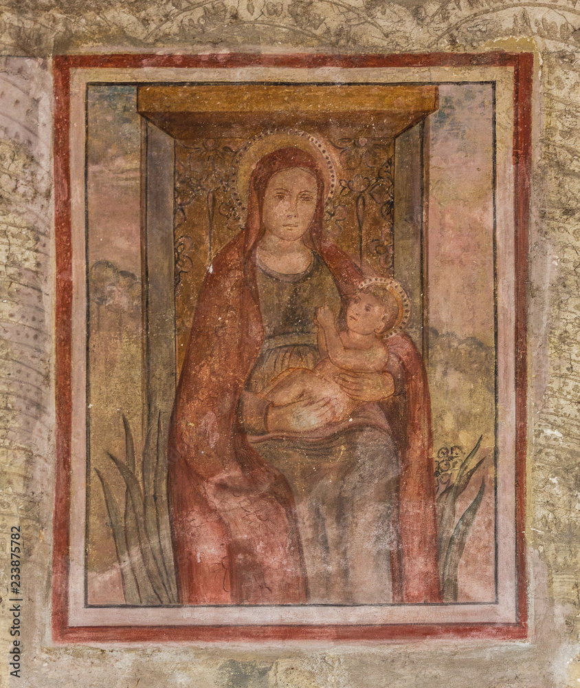 Virgin Mary Christian icon, Italy, Lombardy