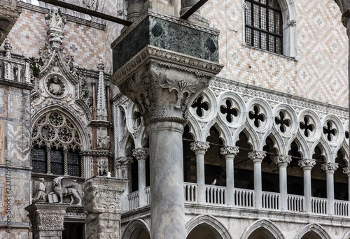 Venice Palazzo Ducale (Doge Palace) interior, San Marco square, Italy