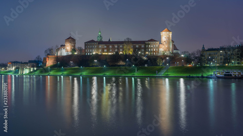 Zamek Wawel nocą