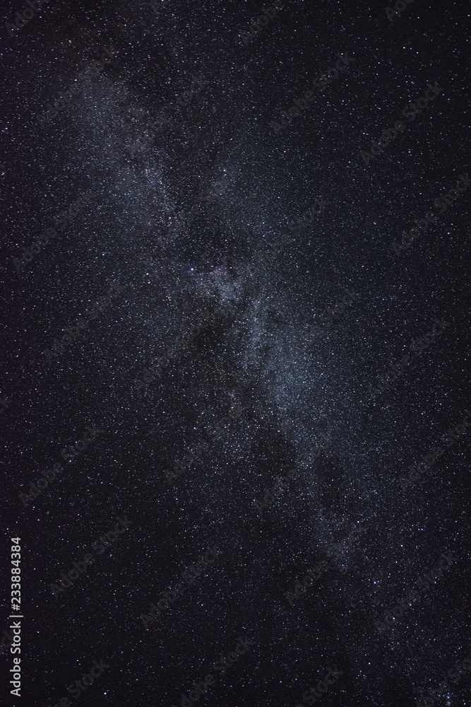 The milky way in the starry sky