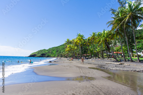 Grande Anse beach near Trois Rivieres, Basse-Terre, Guadeloupe