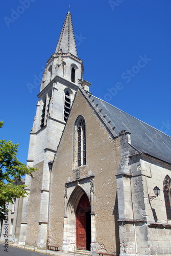 Ville de Vendôme, architecture, église, bâtiment classé, colombages, département du Loir-et-Cher, France