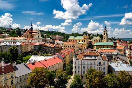  Przemysl Cathedral and the Old Town, viewed from the Clock Tower. 29-07-2016