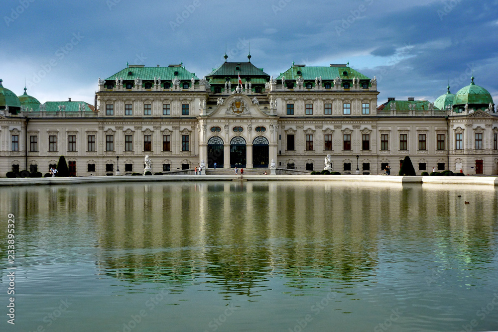 Vienna, Austria. The Belvedere Palace.