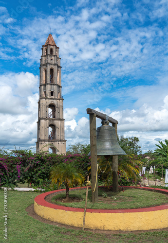 Manaca Iznaga Tower and bell in Valley of the Sugar Mills photo