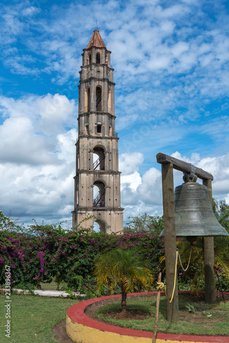 Manaca Iznaga Tower and bell in Valley of the Sugar Mills photo