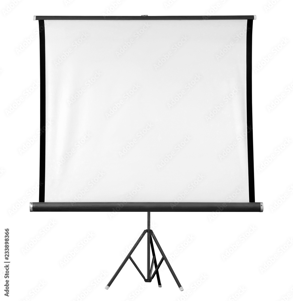 Projector screen isolated on white background Projector screen isolated on white background