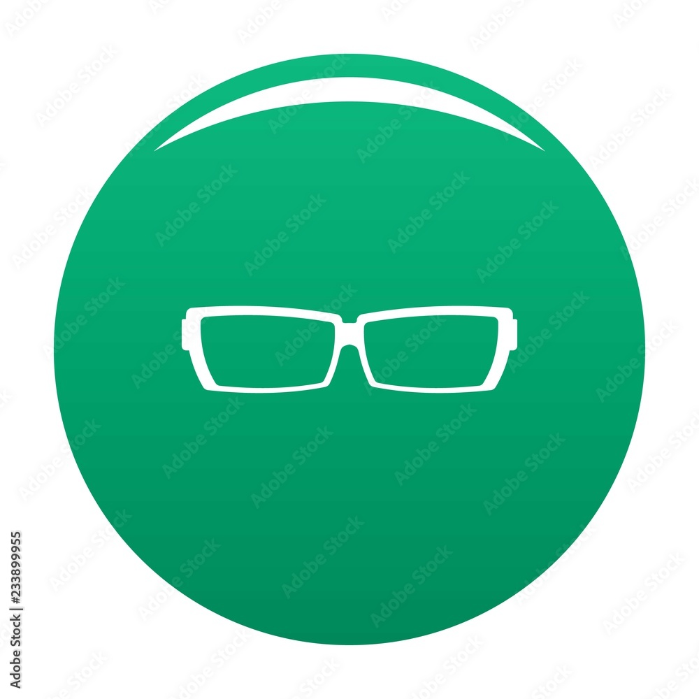 Astigmatic glasses icon. Simple illustration of astigmatic glasses vector icon for any design green Astigmatic glasses icon. Simple illustration of astigmatic glasses vector icon for any design green