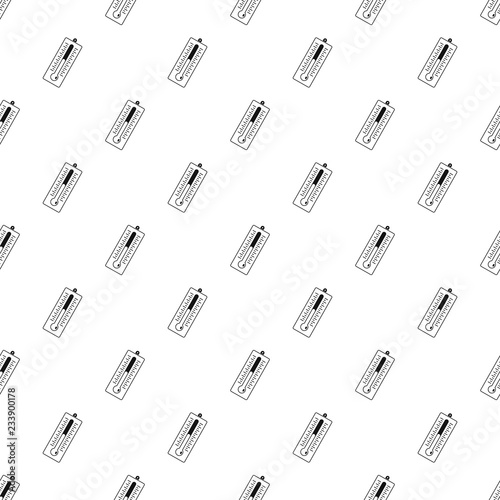 Big thermometer pattern seamless vector repeat geometric for any web design