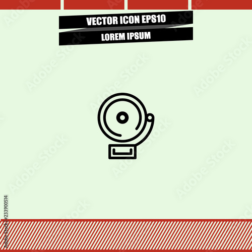 Bell icon vector