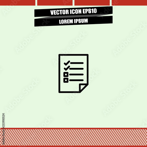 Note paper icon vector