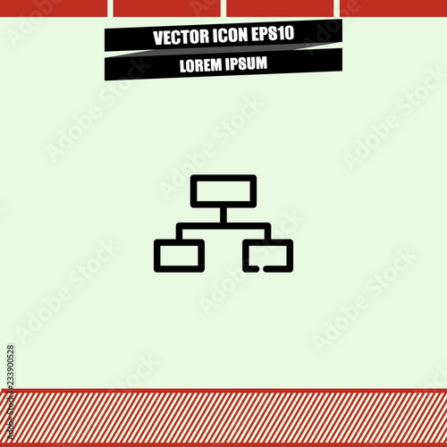 Pc share icon vector