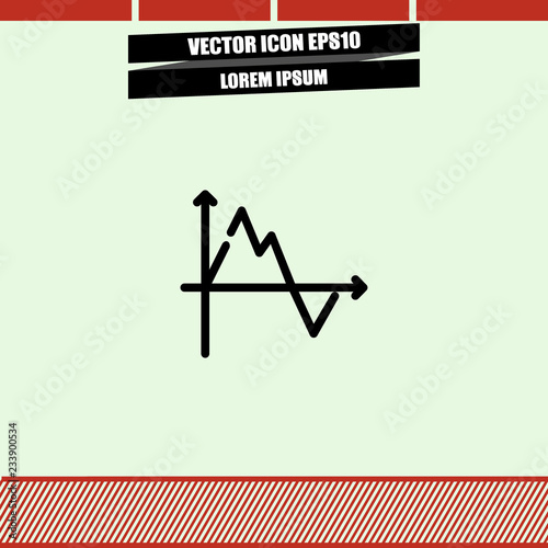 Diagram chart icon vector