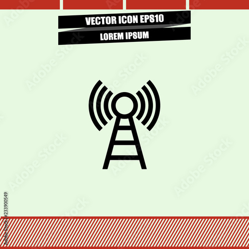 antenna icon vector