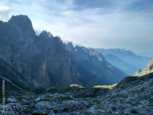 Palaronda trek on the Dolomites (Italy)