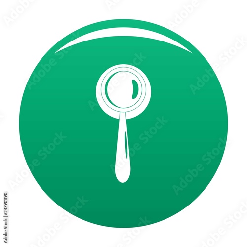 Judgement icon. Simple illustration of judgement vector icon for any design green