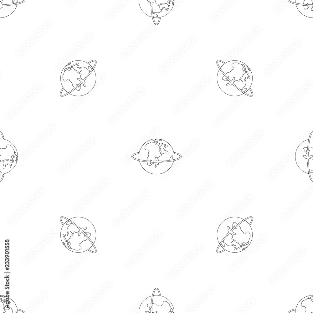Worldwide pattern seamless vector repeat geometric for any web design Worldwide pattern seamless vector repeat geometric for any web design