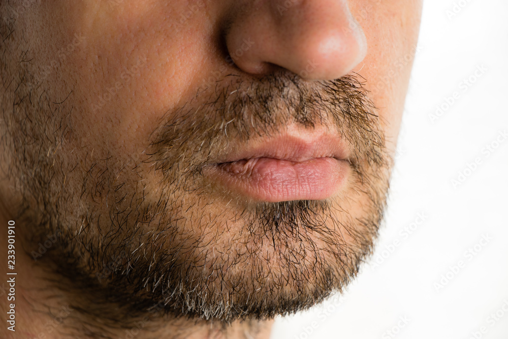 Obraz premium Dettaglio viso uomo