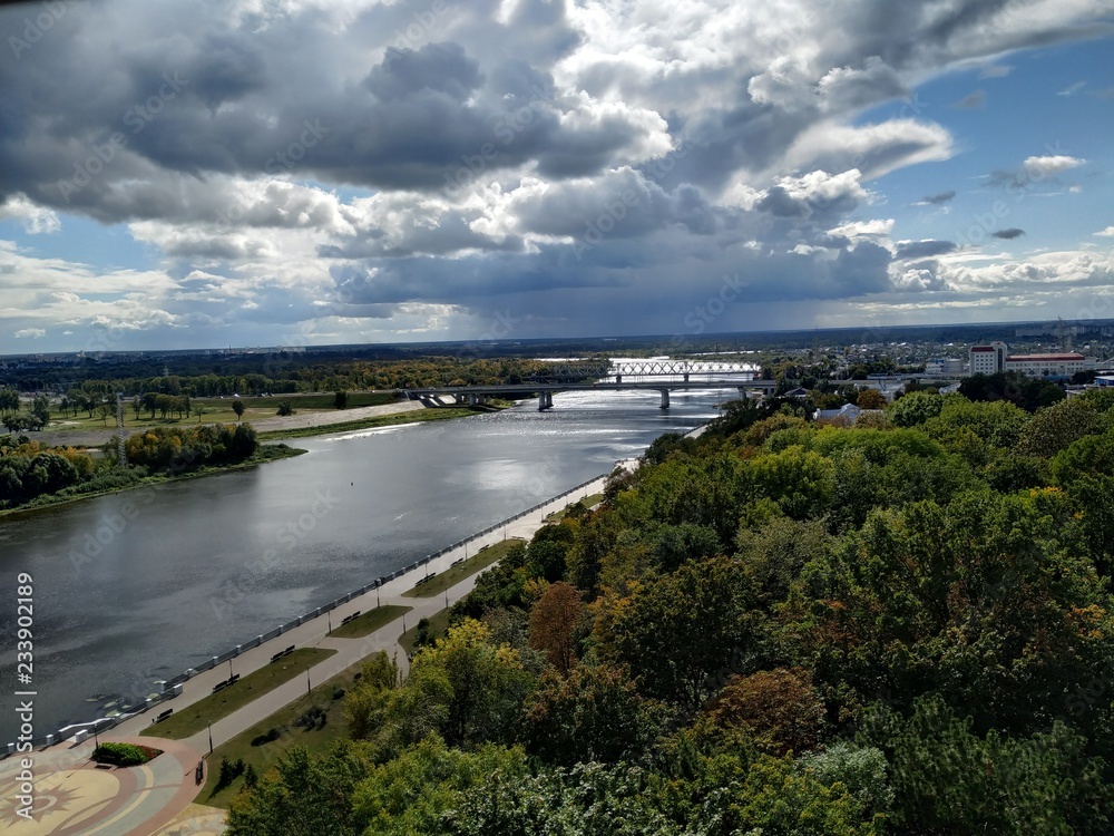 river and clouds river and clouds