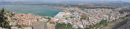 Panoramic view of Nafpilo, Greece 