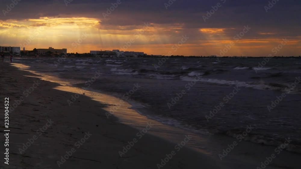 The beach in bad weather The beach in bad weather