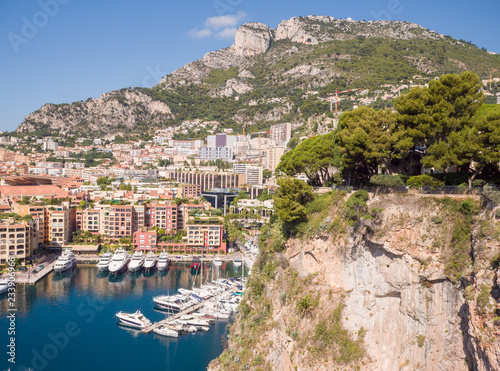 Panoramic view of Monte Carlo harbour in Monaco. © Довидович Михаил