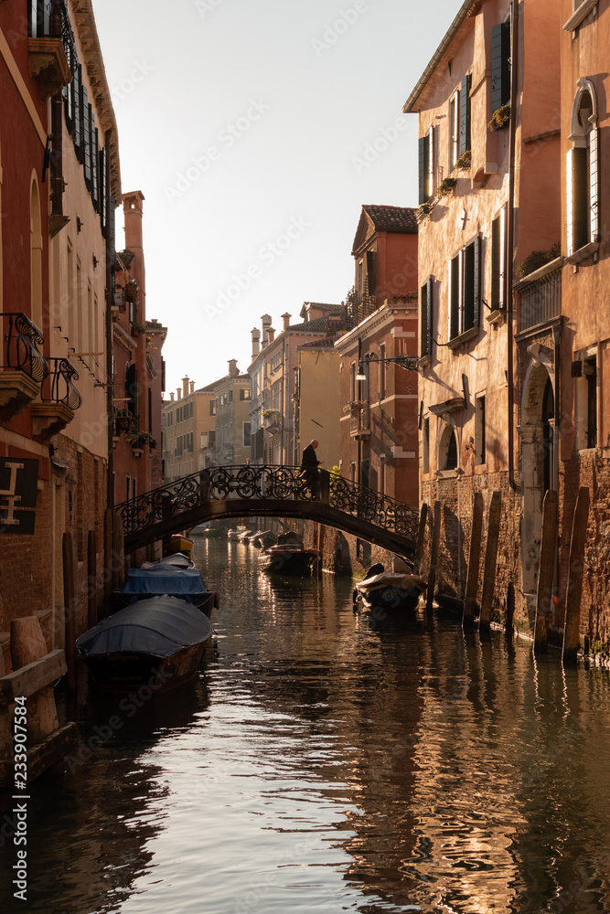 Venetian walk to work