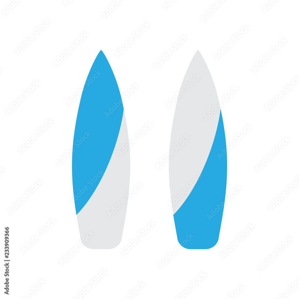 Surf boards icons. Surfboard set for extreme swimming. Surf boards icons. Surfboard set for extreme swimming.