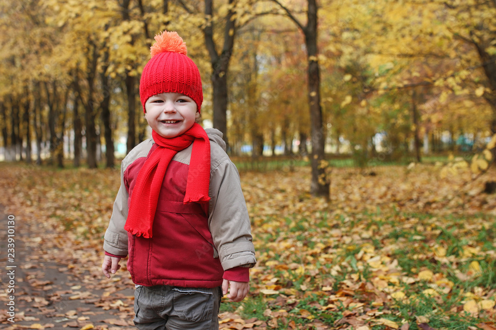 Children are walking in nature. Twilight kids are walking around the park. Brother with sister in autumn city park in leaf fall. Children are walking in nature. Twilight kids are walking around the park. Brother with sister in autumn city park in leaf fall.