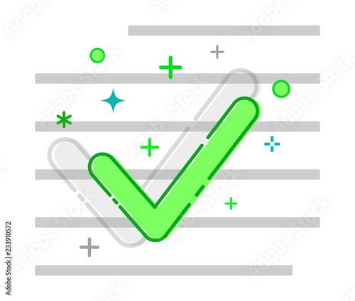 Check mark symbol, check mark symbol