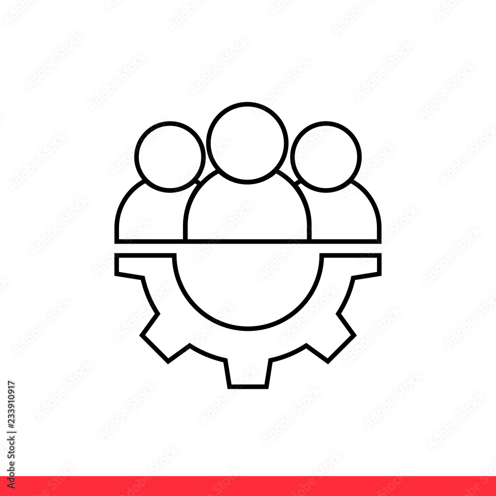 Teamwork icon symbol, vector illustration Teamwork icon symbol, vector illustration