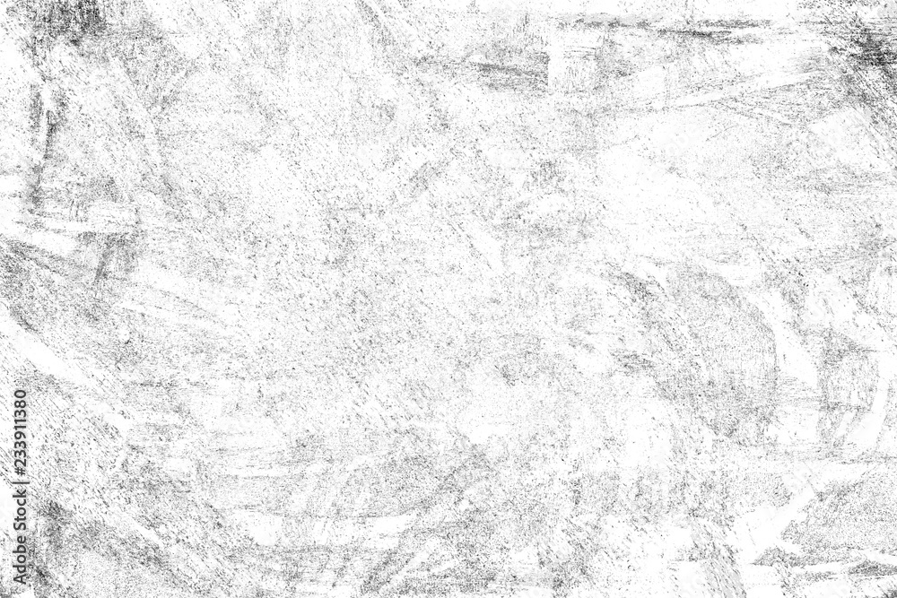 Fototapeta premium Abstract monochrome background. Texture is black and white in grunge style. Pattern of chips, cracks, scuffs, dust, stains