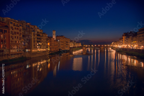 River Arno from Ponte Vecchio © Marjorie