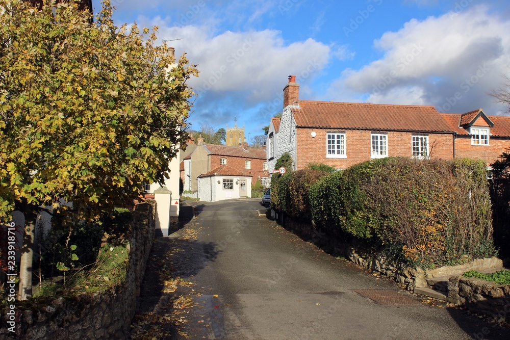 Front Street, Tealby, Lincolnshire Wolds.