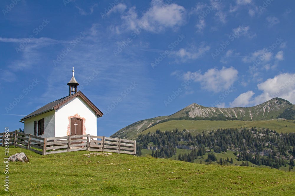 Bergkapelle im Mangfallgebirge