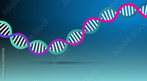 dna, molecola, chimica	