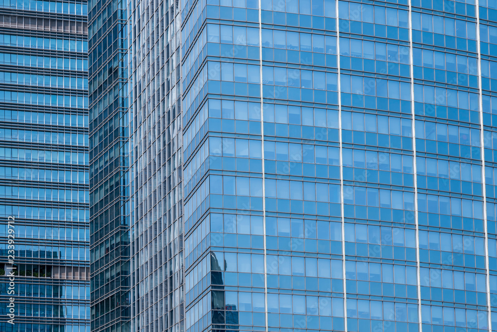 Architectural landscape of commercial building in central town Architectural landscape of commercial building in central town