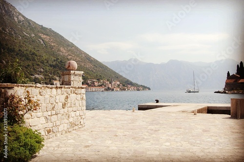 view of bay of kotor montenegro © Михаил Макаров