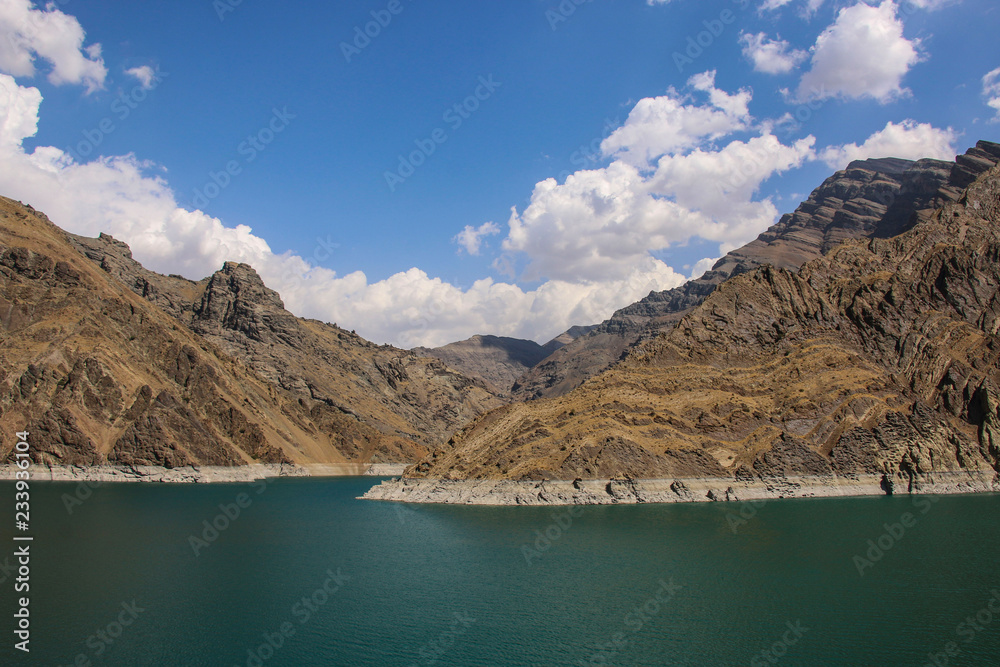 Reservoir a few dozen kilometers from Tehran to the north of the country, Iran