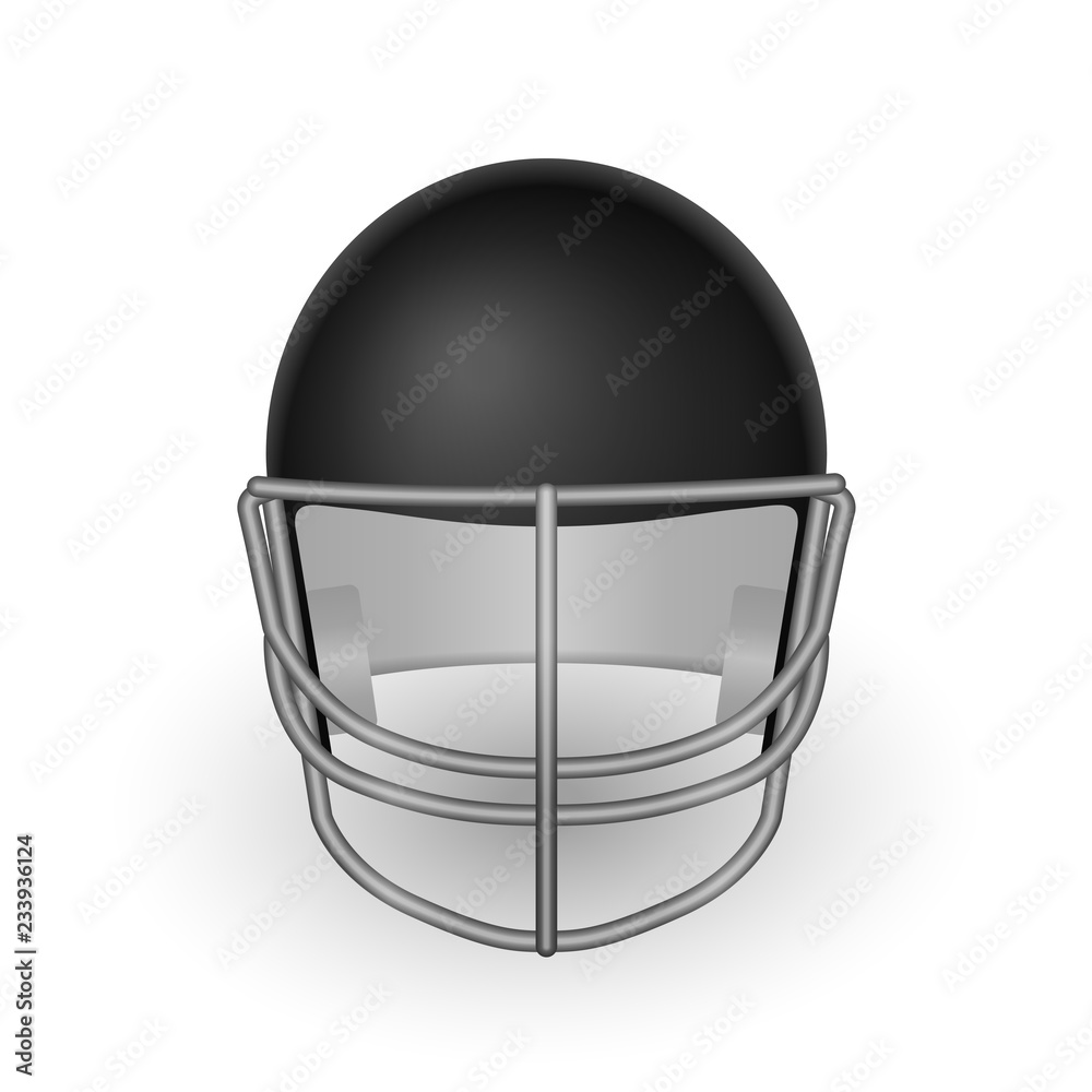 Fototapeta premium Football helmet front