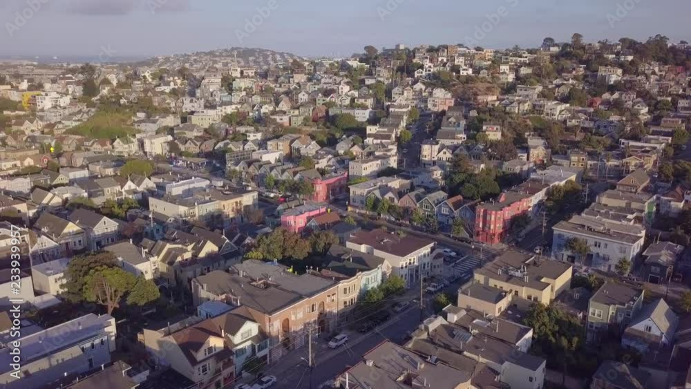 Aerial of Bernal Heights San Francisco 4 Aerial of Bernal Heights San Francisco 4