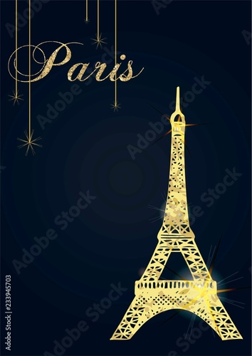 French perfume card.