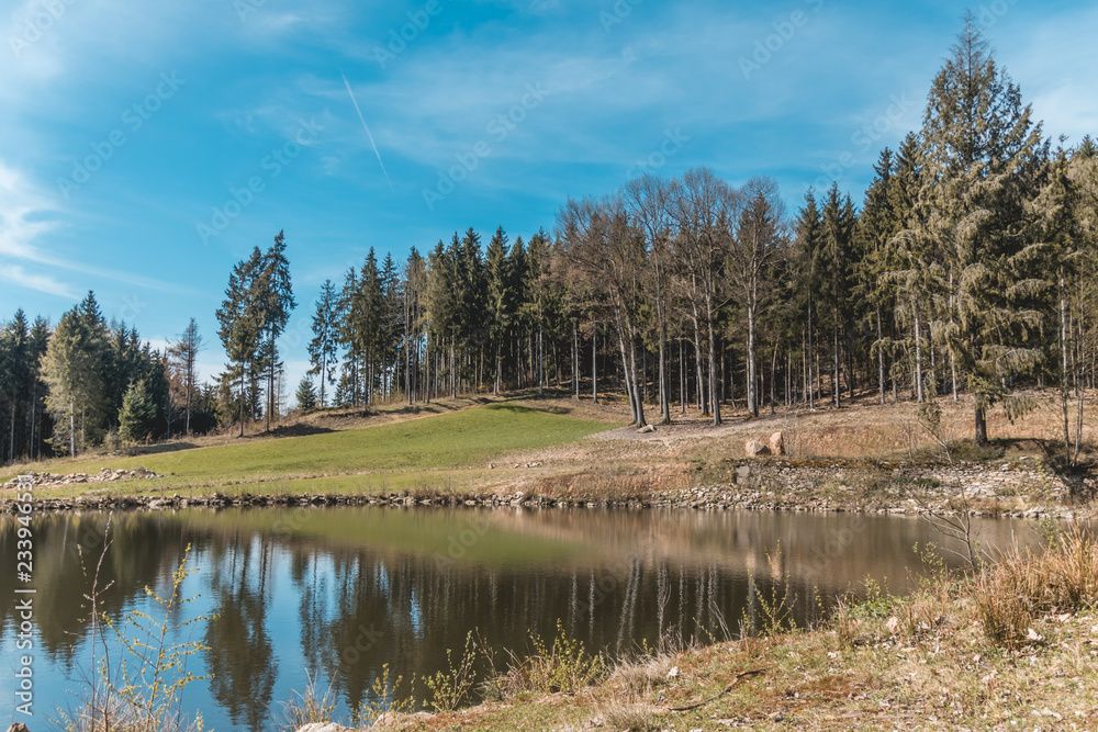 Beautiful reflections near Neukirchen - Bavaria - Germany