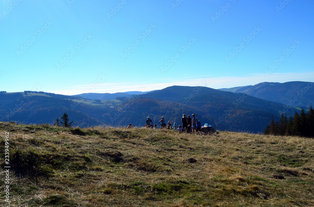 Blick vom Hinterwaldkopf auf den Schwarzwald