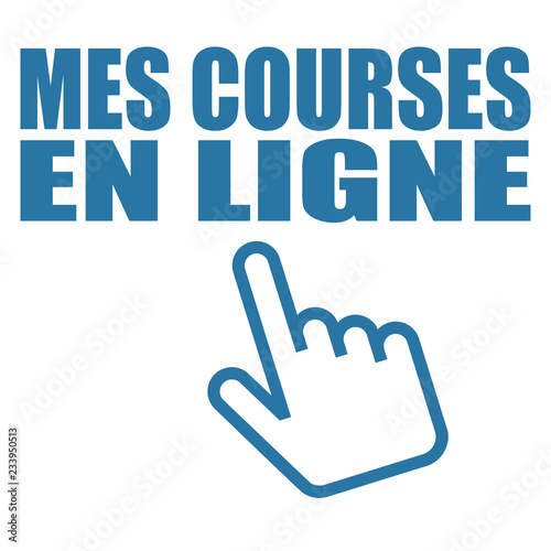 Logo mes courses en ligne.