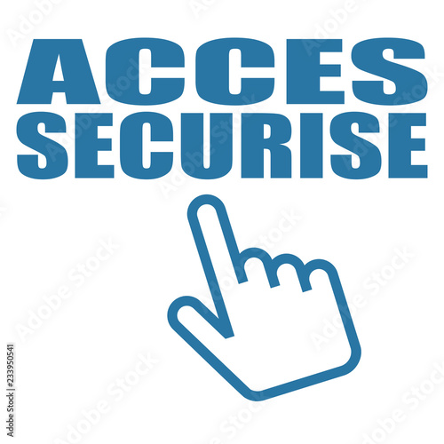 Logo accès sécurisé.